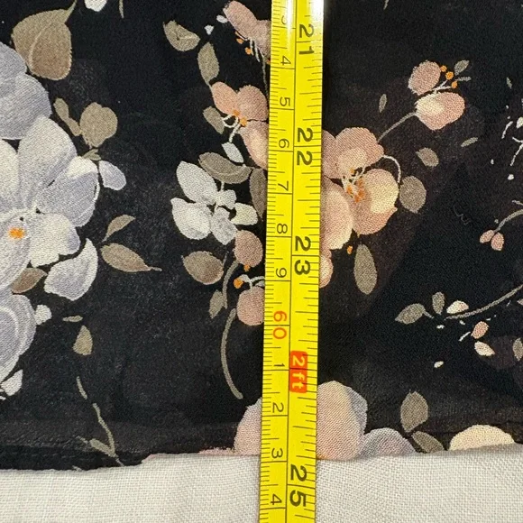 Dolce & Gabbana Vintage Silk Floral Button-Up Blouse Size Small/XS 3/4 sleeve